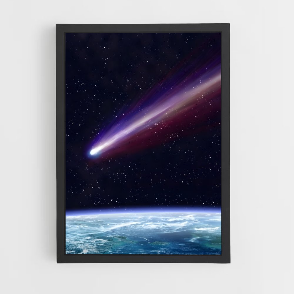 Poster Comète Céleste (vue 2)
